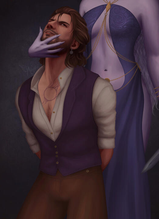Gale & Nyveras (Baldur's Gate 3 + OC) Gale & Nyveras (Baldur's Gate 3 + OC)