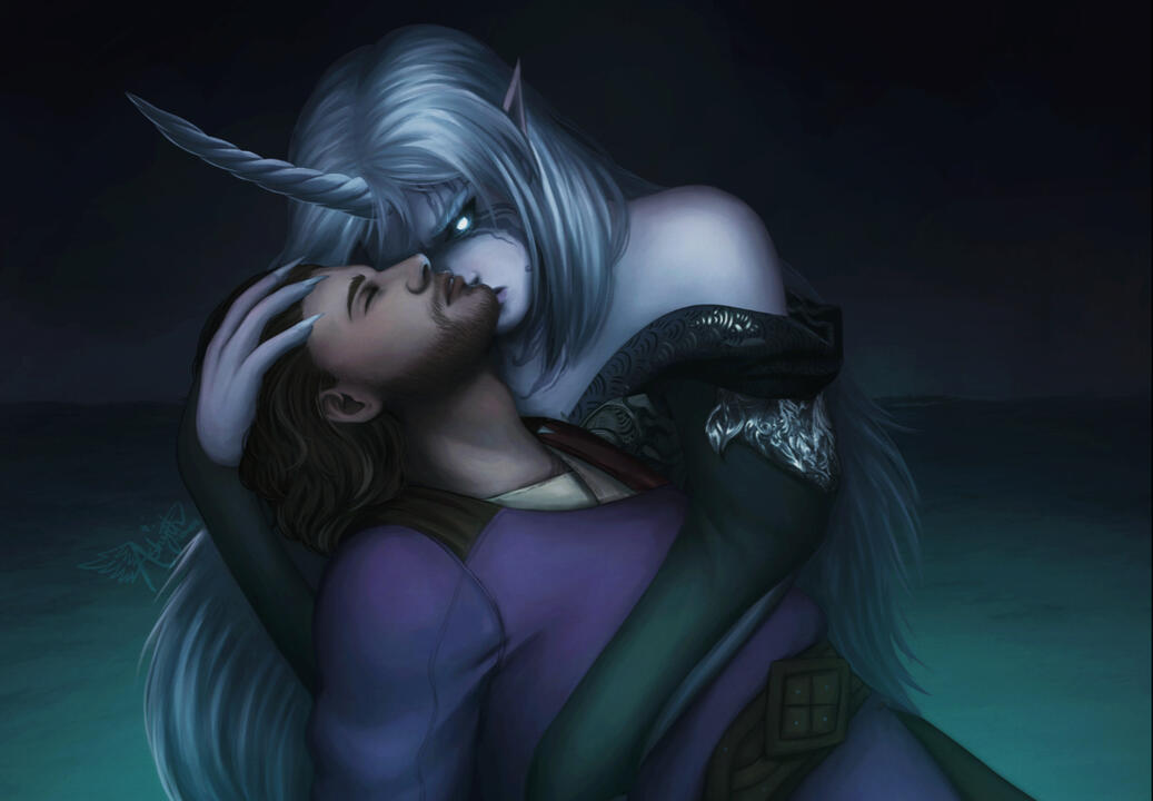 Gale &amp; Nyveras (Baldur&#39;s Gate 3 + OC)